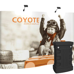 10'W X 8'H Serpentine Coyote Popup Display Fast Kit