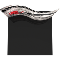 Formulate Essential 10Ft Serpentine Curve Fabric Backwall