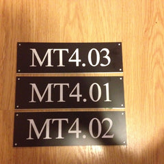 Customized Lamacoid Engraved Signs