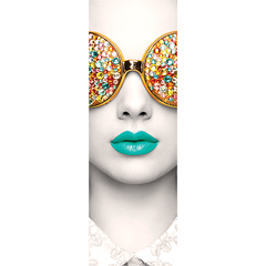 Vector Frame Edge R-02 Rectangle Fabric Poster Display