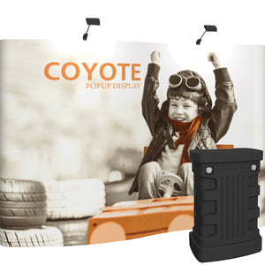 10'W X 8'H Serpentine Coyote Popup Display Fast Kit