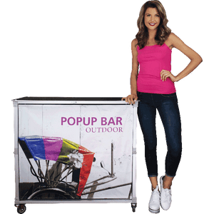 Portable Popup Bar Large