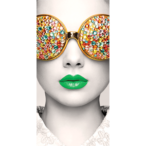 Vector Frame Edge R-01 Rectangle Fabric Poster Display