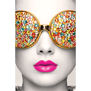 Vector Frame Edge R-03 Rectangle Fabric Poster Display